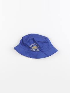 Seconde main-Garçon-Chapeau réversible - 3/6 mois