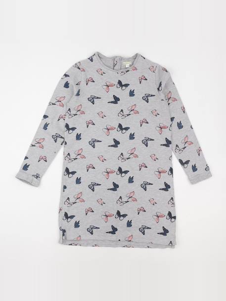 Robe - 12 ans Gris 1 - vertbaudet enfant 