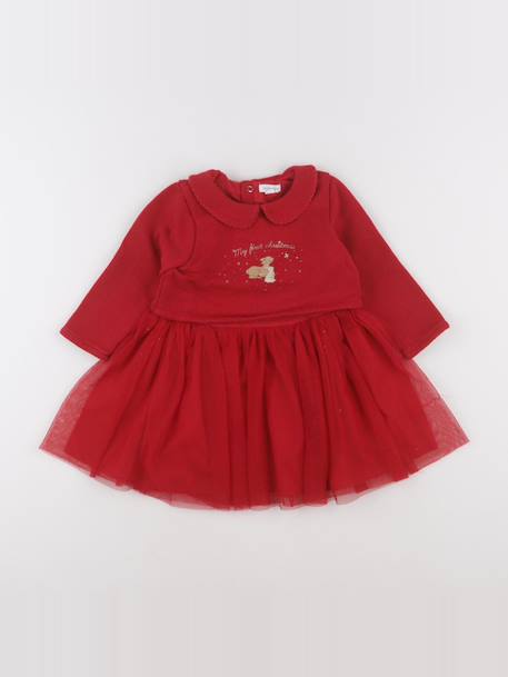 Robe - 18 mois Rouge 1 - vertbaudet enfant 
