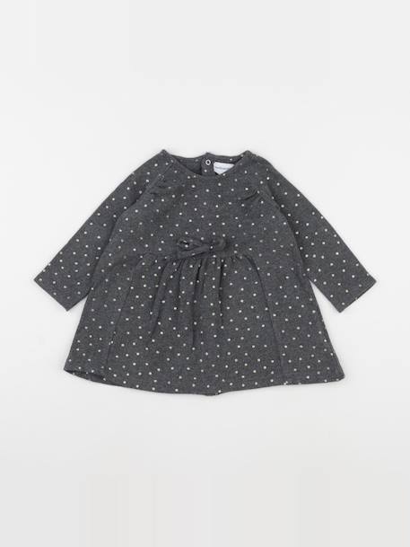 Robe - 12 mois Gris, or 1 - vertbaudet enfant 