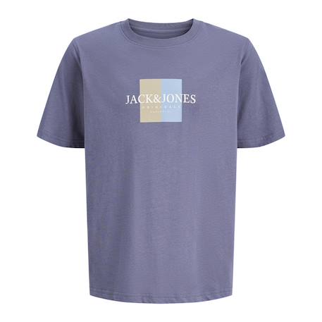 T-shirt frederiks Noir+Orange+Violet 5 - vertbaudet enfant 