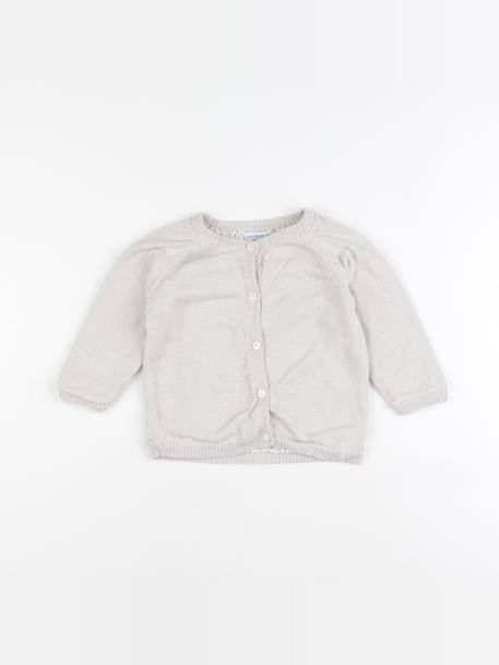 Gilet - 12 mois Beige 1 - vertbaudet enfant 