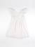 Robe - 12 ans Blanc, rose 1 - vertbaudet enfant 