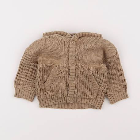 Gilet - 6 mois Marron 1 - vertbaudet enfant 