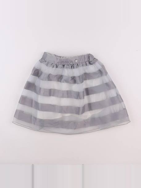 Jupe - 8 ans Gris, argent 1 - vertbaudet enfant 