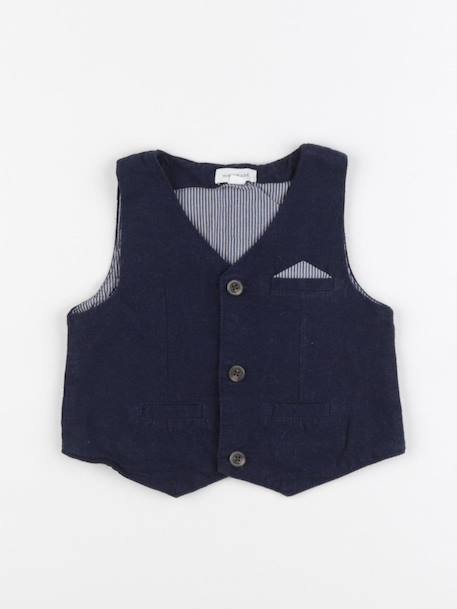Gilet - 9 mois Bleu 1 - vertbaudet enfant 
