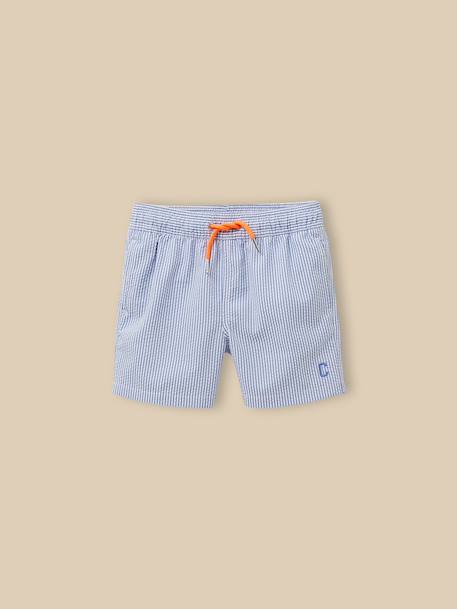 Garçon-Short de bain en seersucker