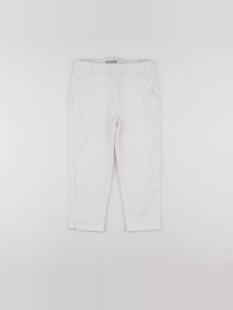 Pantacourt - 8 ans Blanc 1 - vertbaudet enfant 