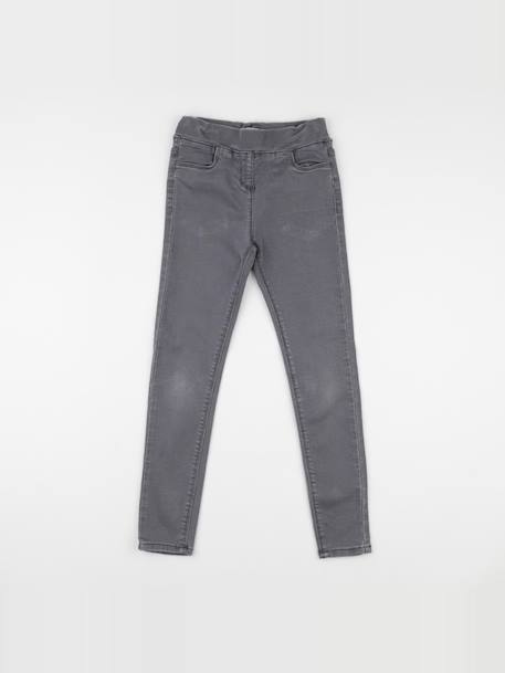 Jegging - 9 ans Gris 1 - vertbaudet enfant 