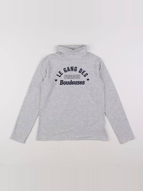 Sous-pull - 10 ans Gris 1 - vertbaudet enfant 