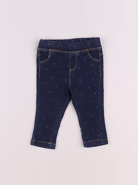 Jegging - 6 mois Bleu 1 - vertbaudet enfant 