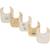 Lot de 5 bavoirs winnie coton Jaune 3 - vertbaudet enfant 