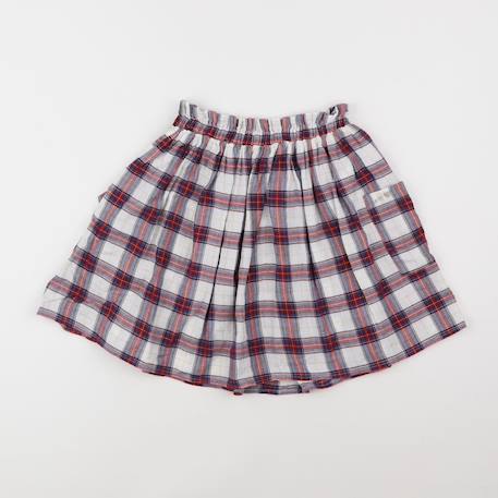 Jupe - 10 ans Blanc, rouge 1 - vertbaudet enfant 