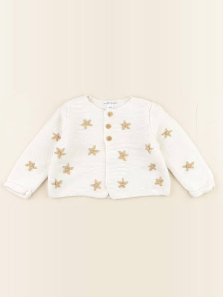 Gilet - 6 mois Beige 1 - vertbaudet enfant 