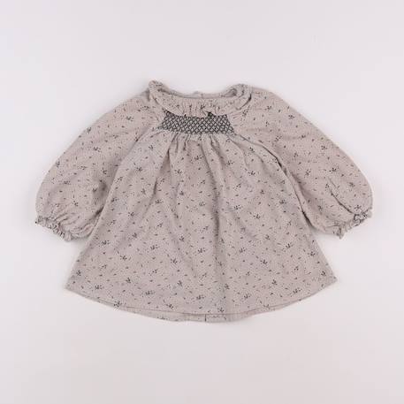 Robe - 6 mois Beige 1 - vertbaudet enfant 