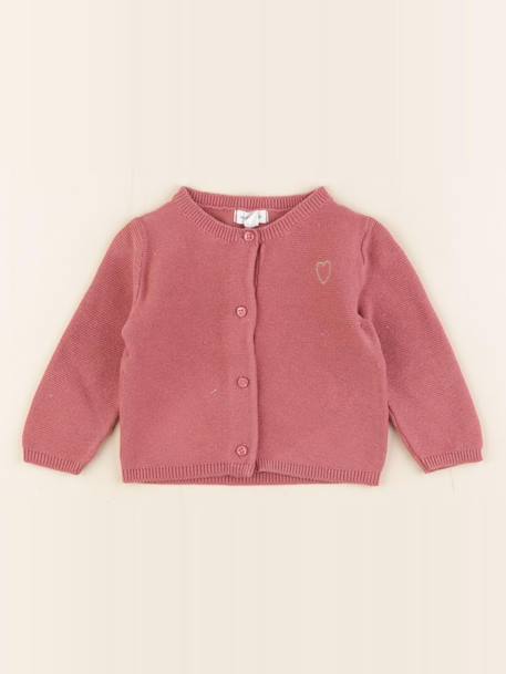 Gilet - 3 mois Rose 1 - vertbaudet enfant 