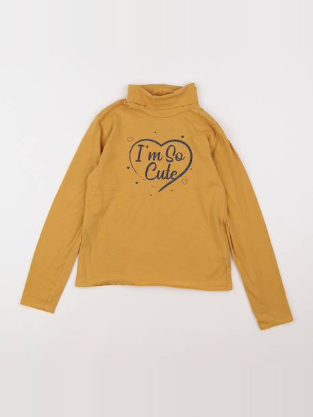 Sous-pull - 10 ans Jaune 1 - vertbaudet enfant 