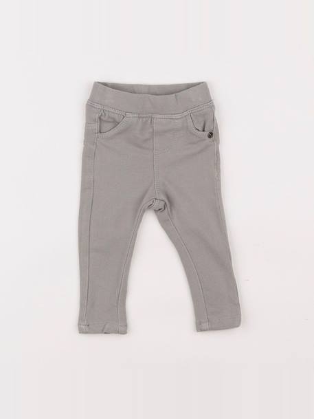 Jegging - 3 mois Gris 1 - vertbaudet enfant 