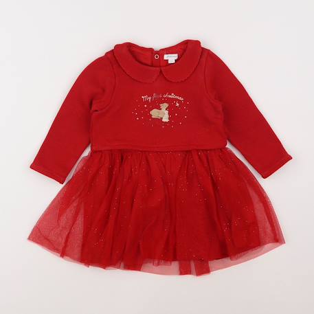 Robe - 18 mois Rouge 1 - vertbaudet enfant 