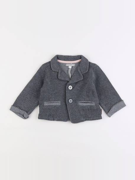Veste - 12 mois Gris 1 - vertbaudet enfant 