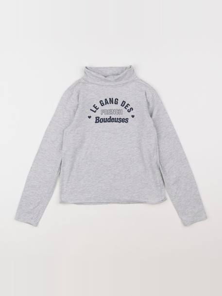 Sous-pull - 8 ans Gris 1 - vertbaudet enfant 