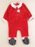 Pyjama velours - 9 mois Blanc, rouge 1 - vertbaudet enfant 