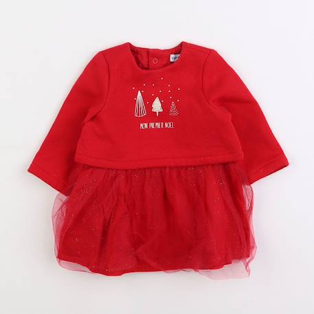Robe - 3 mois Rouge 1 - vertbaudet enfant 