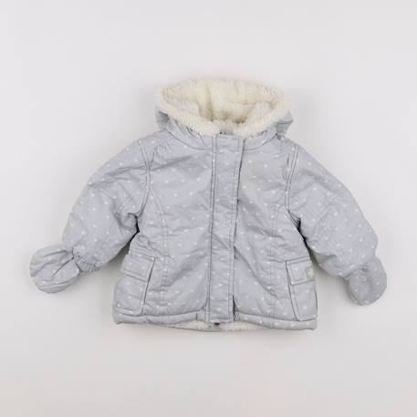 Doudoune - 6 mois Gris 1 - vertbaudet enfant 