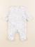 Pyjama velours - 3 mois Blanc, bleu 1 - vertbaudet enfant 