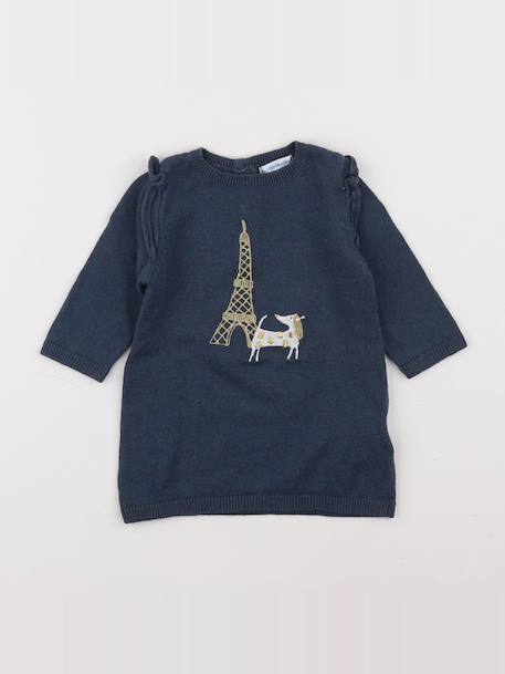 Robe - 6 mois Gris 1 - vertbaudet enfant 