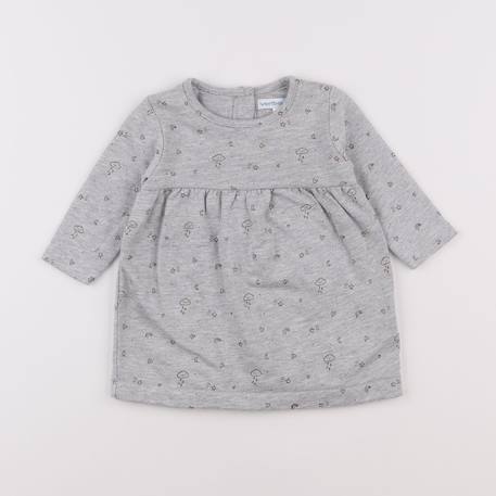 Robe - 3 mois Gris 1 - vertbaudet enfant 