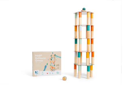 Tour géante en bois fsc - jeu apprentissage MULTICOLORE 1 - vertbaudet enfant 