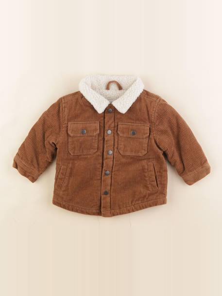 Veste doublé - 6 mois Marron 1 - vertbaudet enfant 