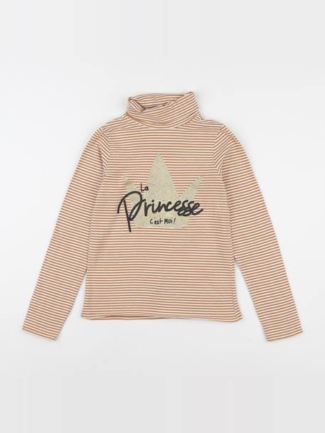 Sous-pull - 10 ans Marron, or 1 - vertbaudet enfant 