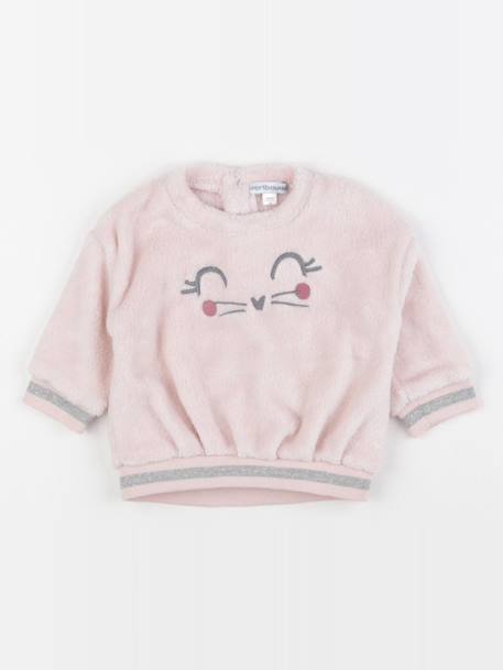Pull - 3 mois Rose, argent 1 - vertbaudet enfant 
