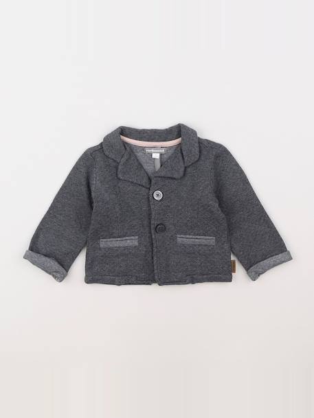 Veste - 6 mois Gris 1 - vertbaudet enfant 