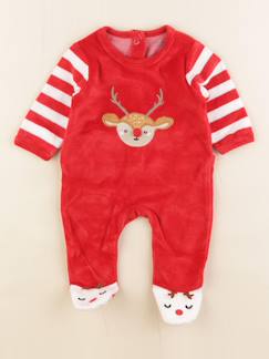 Seconde main-Fille-Pyjama velours - 1 mois