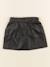 Jupe simili cuir - 8 ans Noir 1 - vertbaudet enfant 