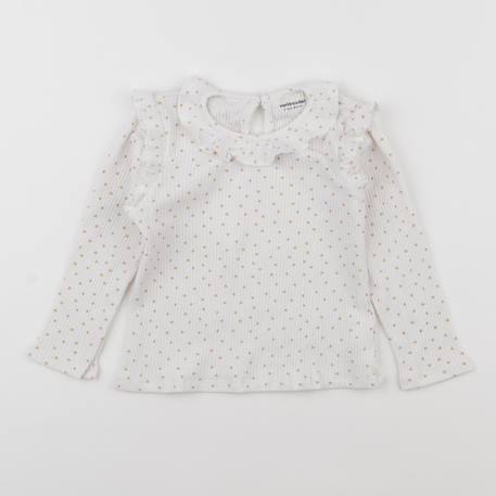 Tee-shirt - 2 ans Blanc, or 1 - vertbaudet enfant 