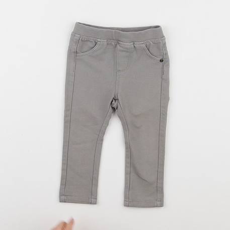 Jegging - 12 mois Gris 1 - vertbaudet enfant 