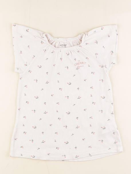 Chemise de nuit coton - 3 ans Beige, rose 1 - vertbaudet enfant 