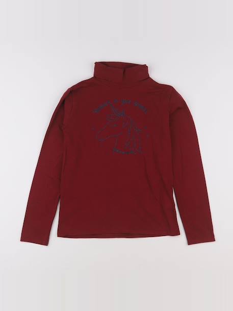 Sous-pull - 10 ans Rouge 1 - vertbaudet enfant 