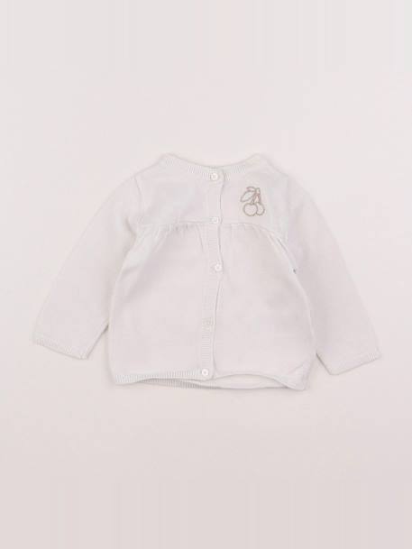 Gilet - 6 mois Blanc 1 - vertbaudet enfant 