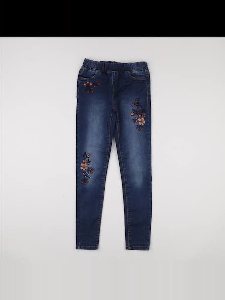 Jegging coton - 12 ans Bleu 1 - vertbaudet enfant 