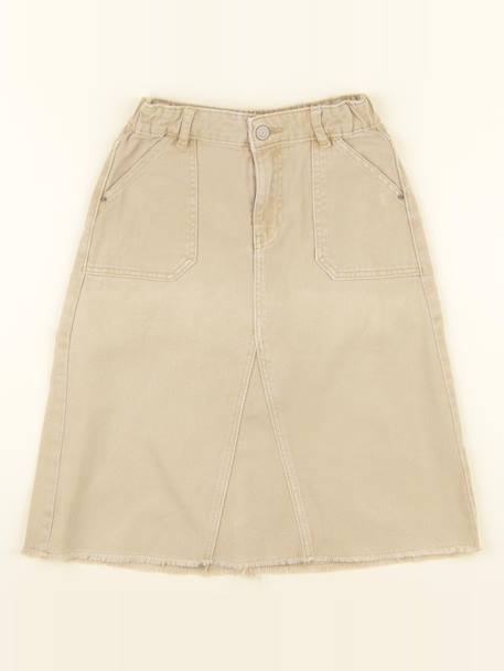 Jupe - 8 ans Beige 1 - vertbaudet enfant 