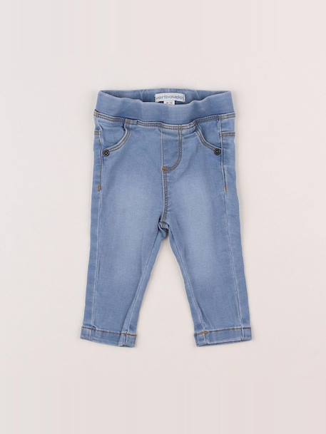 Jegging - 3 mois Bleu 1 - vertbaudet enfant 