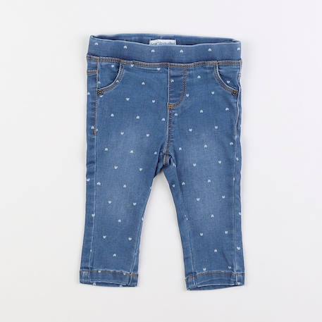 Jegging - 6 mois Bleu 1 - vertbaudet enfant 