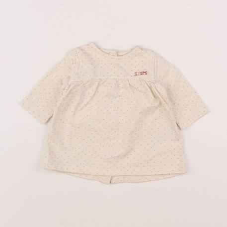 Robe - 3 mois Beige 1 - vertbaudet enfant 