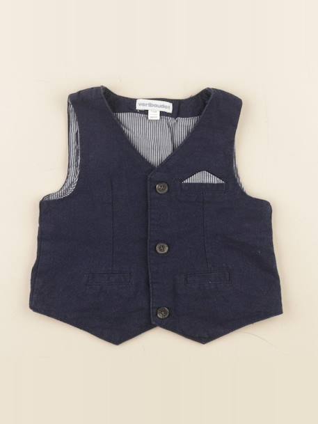 Gilet - 9 mois Bleu 1 - vertbaudet enfant 