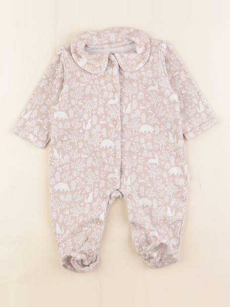 Pyjama coton - 3 mois Rose 1 - vertbaudet enfant 